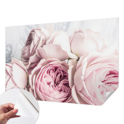 Nursery wall mural Pink roses