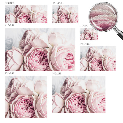 Nursery wall mural Pink roses