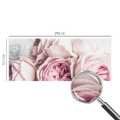 Nursery wall mural Pink roses