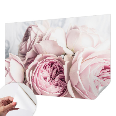 Nursery wall mural Pink roses
