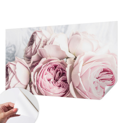 Nursery wall mural Pink roses