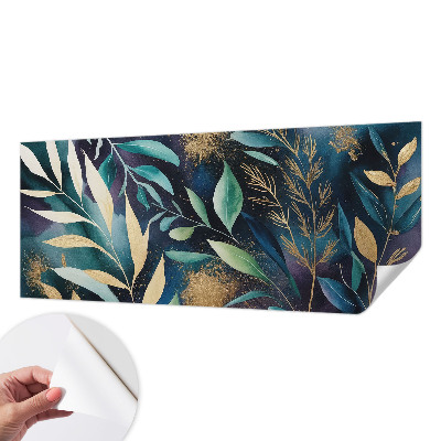 Children's wall mural Botanical leaves
