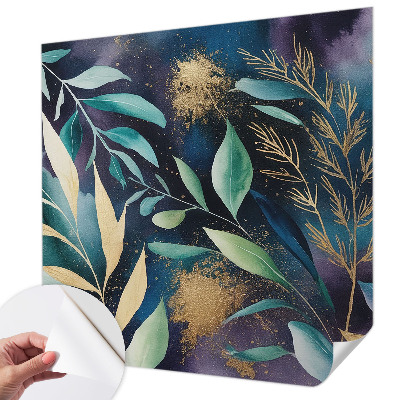 Children's wall mural Botanical leaves