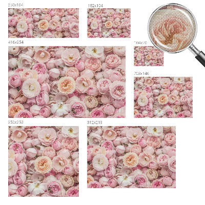 Peel and stick wallpaper mural Beautiful flowers