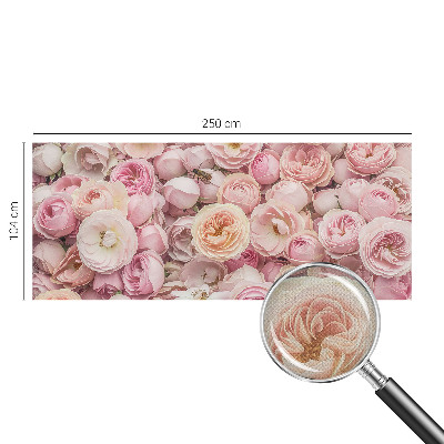 Peel and stick wallpaper mural featuring a beautiful floral motif