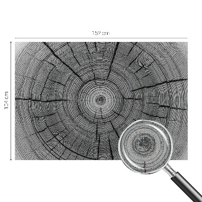 Peel and stick wall mural with a forest harmony design