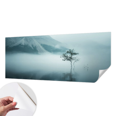 Peel and stick wallpaper mural featuring a mysticism of nature design