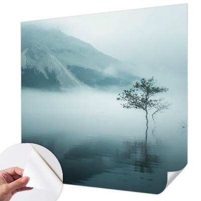Peel and stick wallpaper mural featuring a mysticism of nature design
