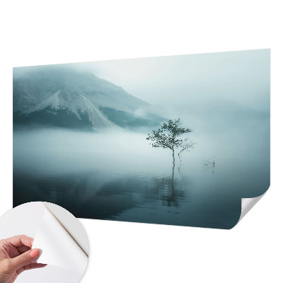 Peel and stick wallpaper mural featuring a mysticism of nature design