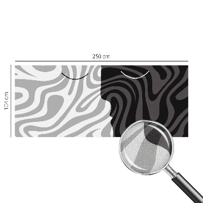 Stick-on wall mural Abstract faces