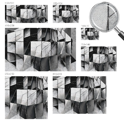 Nursery wall mural Geometric abstraction