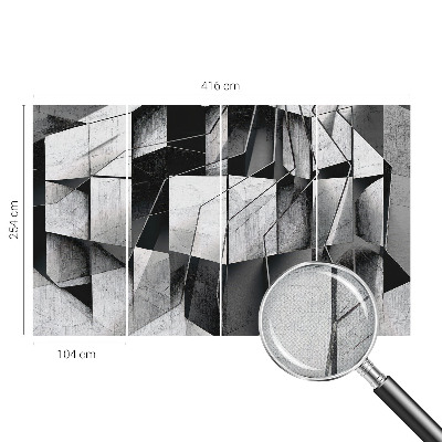 Nursery wall mural Geometric abstraction