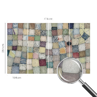 Peel and stick wall mural Colorful mosaic