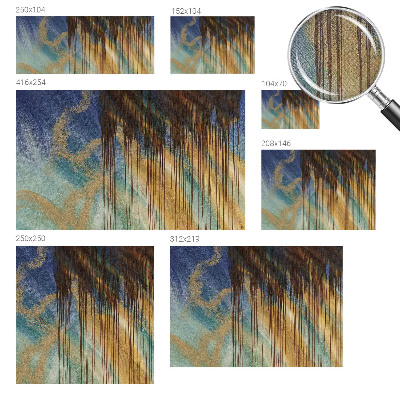 Baby room wall mural Abstract composition
