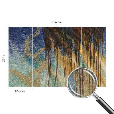 Baby room wall mural Abstract composition