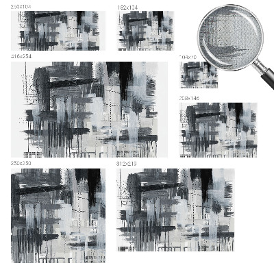 Removable wall mural Modern art