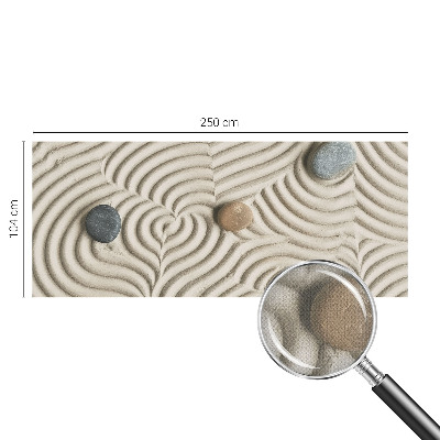 Self-adhesive photo wallpaper with a harmonious waves design
