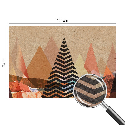Peel and stick wall mural for bedroom Abstract landscape