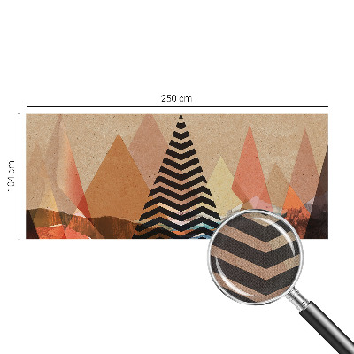 Peel and stick wall mural for bedroom Abstract landscape