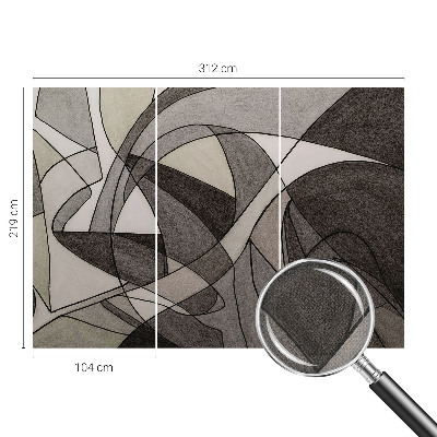 3D photo wallpaper mural Geometric abstraction