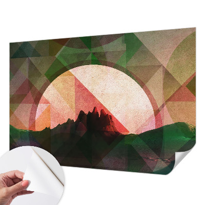Baby room wall mural Picturesque hills