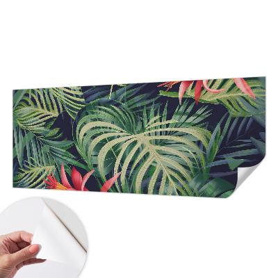 Peel and stick wall mural Exotic plants