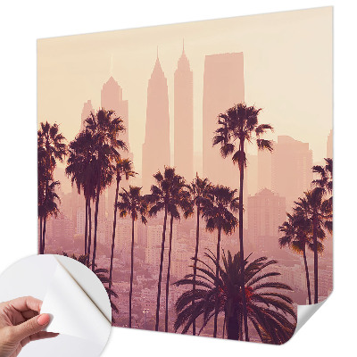 Peel and stick wallpaper mural with the Western Harmony design