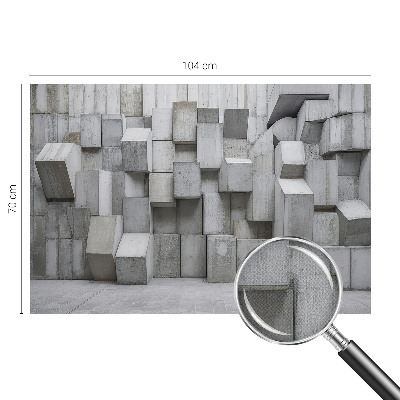 Removable wall mural Concrete blocks
