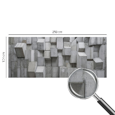 Removable wall mural Concrete blocks