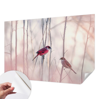 Self-adhesive photo wallpaper Bird couple