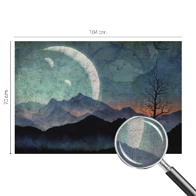 Self-adhesive wall mural Night landscape