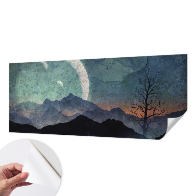Self-adhesive wall mural Night landscape