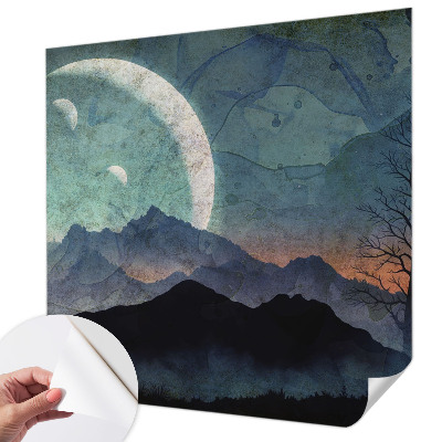 Self-adhesive wall mural Night landscape