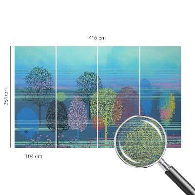 Nursery wall mural Colorful harmony