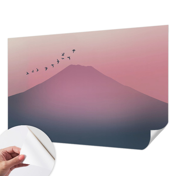3D photo wallpaper mural Mountain West