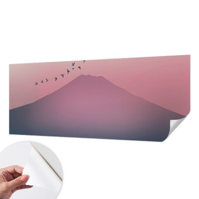 3D photo wallpaper mural Mountain West