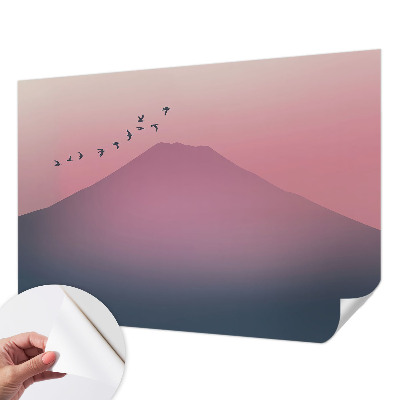3D photo wallpaper mural Mountain West