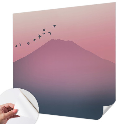 3D photo wallpaper mural Mountain West