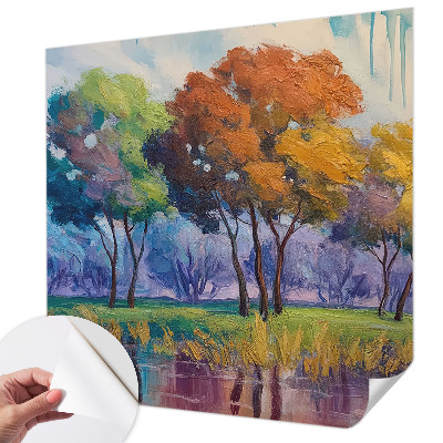 Self-adhesive photo wallpaper Tree abstraction