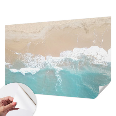 Peel and stick wallpaper mural Roaring waves