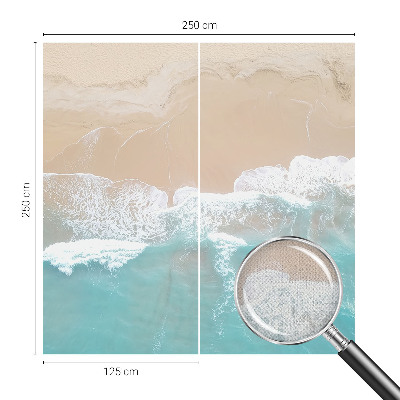 Peel and stick wallpaper mural Roaring waves