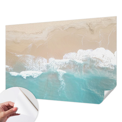 Peel and stick wallpaper mural Roaring waves