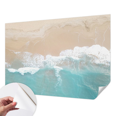 Peel and stick wallpaper mural Roaring waves
