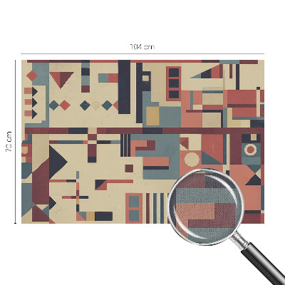 Self-adhesive photo wallpaper with an abstract composition