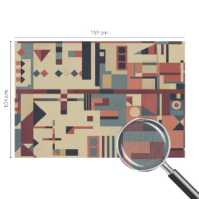 Self-adhesive photo wallpaper with an abstract composition