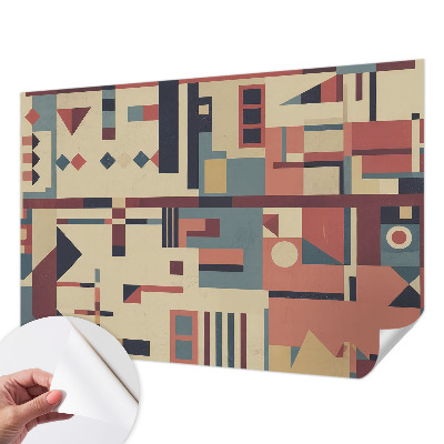 Self-adhesive photo wallpaper with an abstract composition