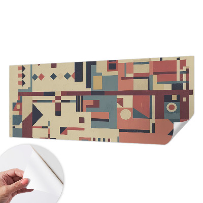 Self-adhesive photo wallpaper with an abstract composition