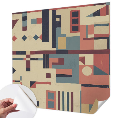 Self-adhesive photo wallpaper with an abstract composition