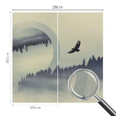 Removable wall mural Forest landscape