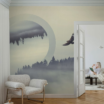 Removable wall mural Forest landscape